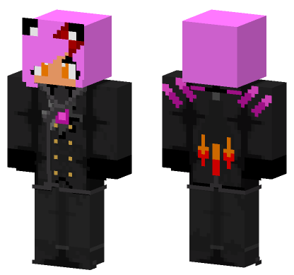 Titan TV Kawaii Chan Minecraft Bedrock skin