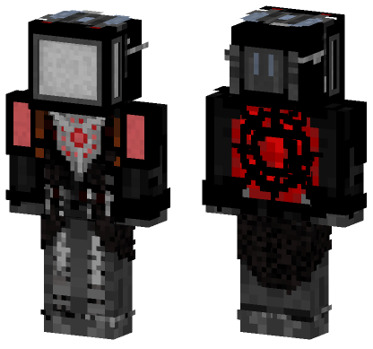 Titan TV Man Skibidi Toilet Minecraft Bedrock skin