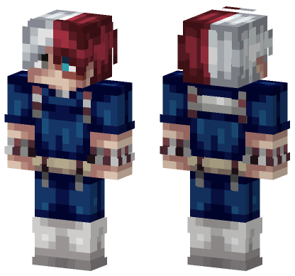Todoroki Anime Skin Minecraft Bedrock skin