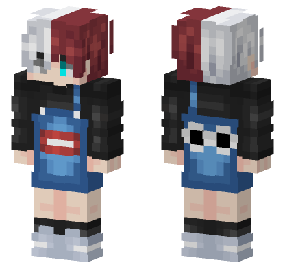 Todoroki Shoto Skin Minecraft Bedrock skin