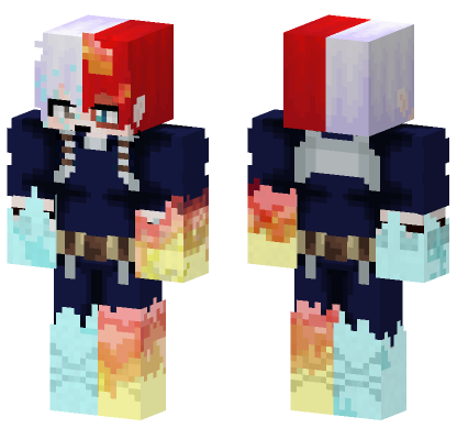Todoroki Skin Minecraft Bedrock skin