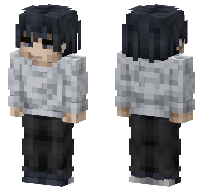 Toji Fushiguro Hidden Inventory Minecraft Bedrock skin