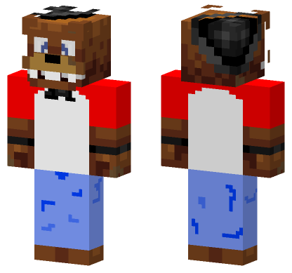 Tommyinit Freddy Minecraft Bedrock skin