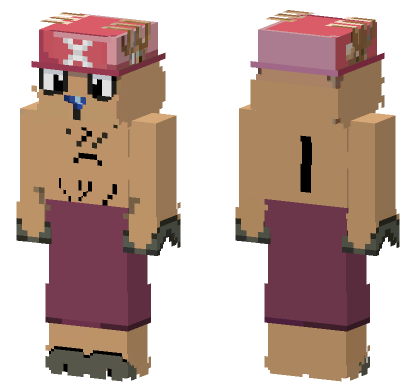 Tony Tony Chopper One Piece Minecraft Bedrock skin