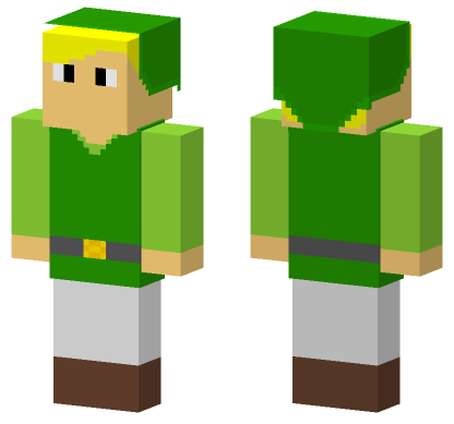 Toon Link The Legend Of Zelda Minecraft Bedrock skin