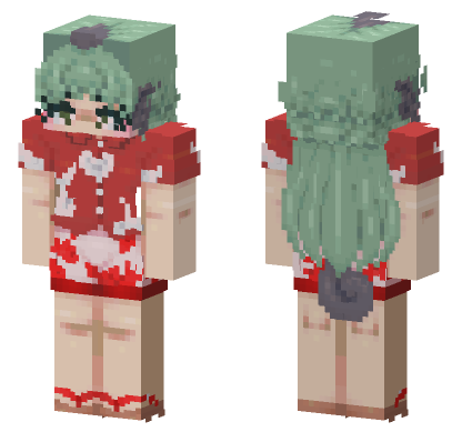 Touhou Project Aunn Komano Minecraft Bedrock skin