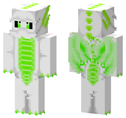 Toxic Dragon Minecraft Bedrock skin