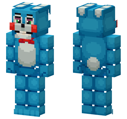 Toy Bonnie Five Nights At Freddy's Minecraft Bedrock skin