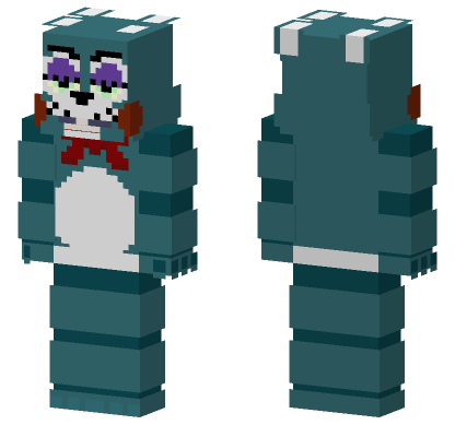 Toy Bonnie Yellow Eyes Minecraft Bedrock skin