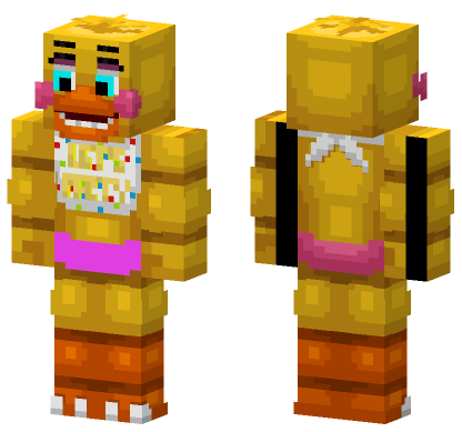 Toy Chica Minecraft Bedrock skin