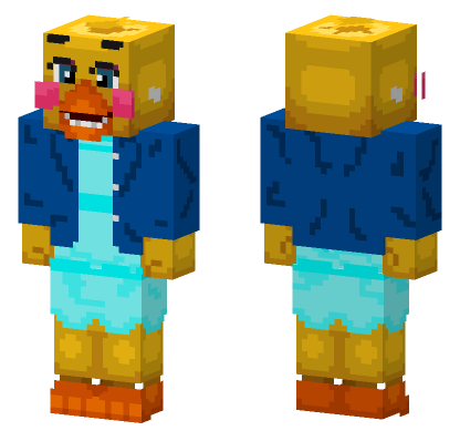Toy Chica Minecraft Bedrock skin