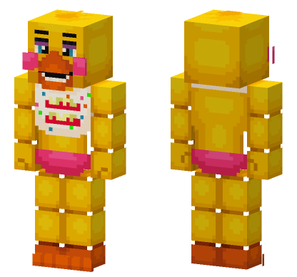 Toy Chica Minecraft Bedrock skin