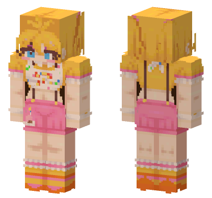 Toy Chica Gijinka Minecraft Bedrock skin