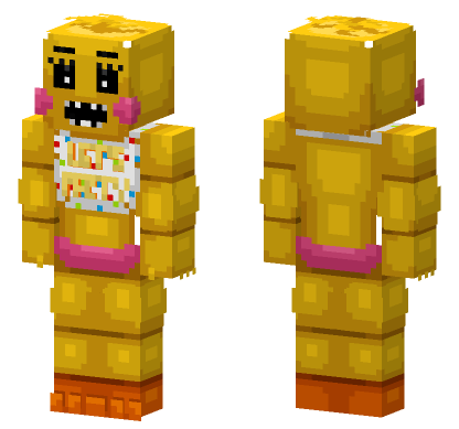 Toy Chica Sem Bico Minecraft Bedrock skin