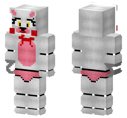 Toy Foxy Mangle FNAF 2 Minecraft Bedrock skin