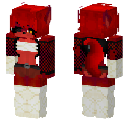 Toy Foxy Skin Minecraft Bedrock skin