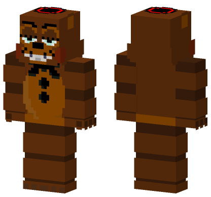 Toy Freddy Minecraft Bedrock skin