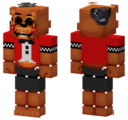 Toy Freddy Alternative Skin Minecraft Bedrock skin
