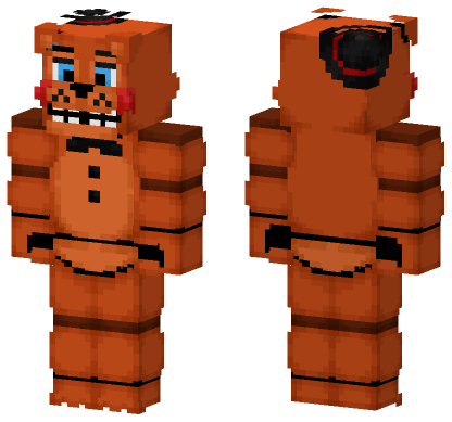 Toy Freddy FNAF Minecraft Bedrock skin