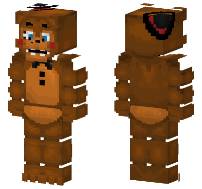 Toy Freddy FNAF Skin Minecraft Bedrock skin