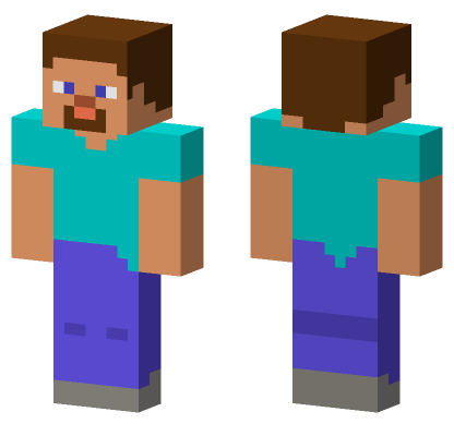 Trailer Steve Minecraft Bedrock skin