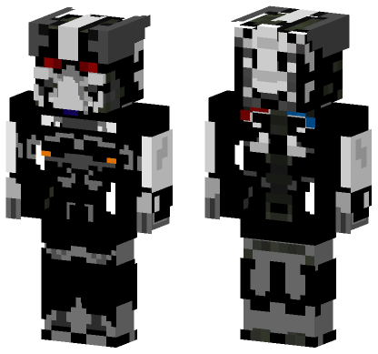 Transformers Barricade Minecraft Bedrock skin