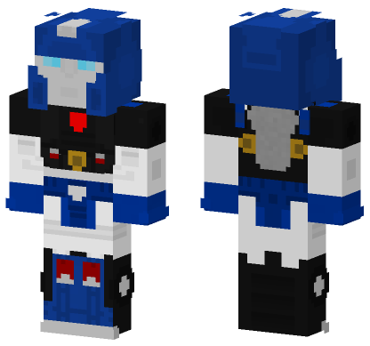 Transformers Deep Cover Earthrise Minecraft Bedrock skin