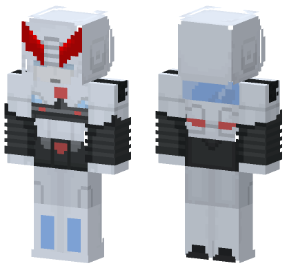 Transformers G1 Prowl Minecraft Bedrock skin