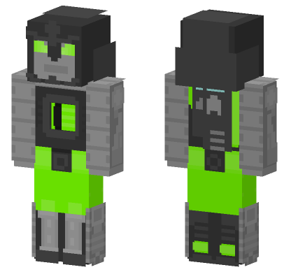 Transformers Scattorbrain Minecraft Bedrock skin