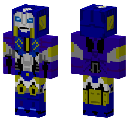 Transformers Sentinel Prime Minecraft Bedrock skin