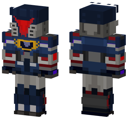 Transformers Soundwave Minecraft Bedrock skin