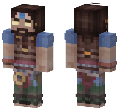 Tribal Girl Skin Minecraft Bedrock skin