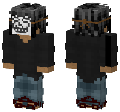 Troll Face Hoodie Minecraft Bedrock skin