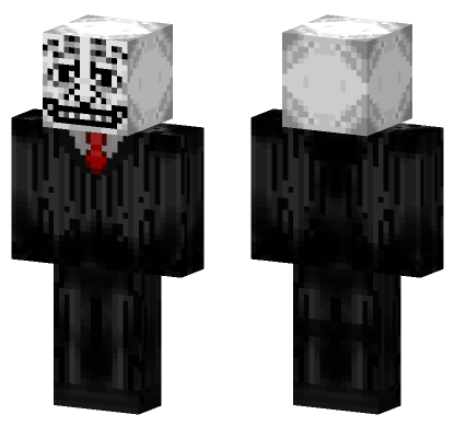 Trollface In A Suit Minecraft Bedrock skin