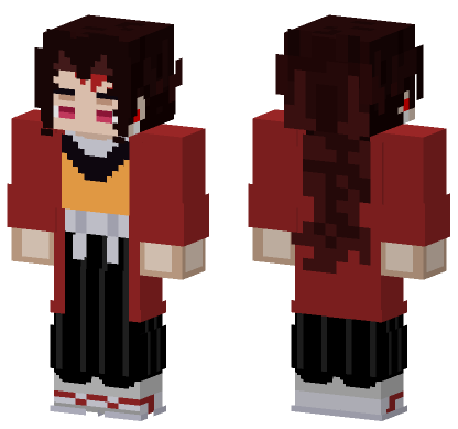 Tsugikuni Yoriichi Evening Sun Minecraft Bedrock skin