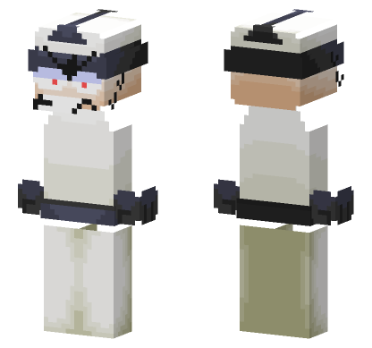 Tsukareta Expunged FNF Minecraft Bedrock skin