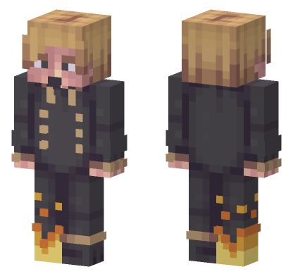 Tsunda Girl Minecraft Bedrock skin