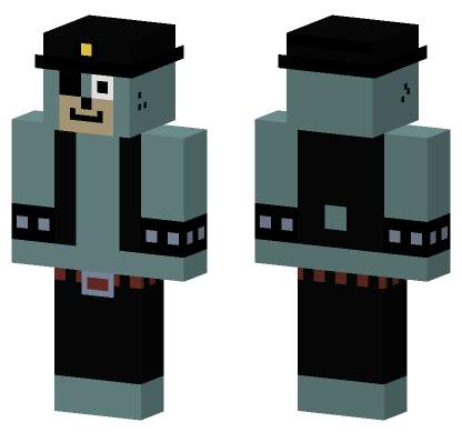 Tuff Puppy Leather Teddy Minecraft Bedrock skin