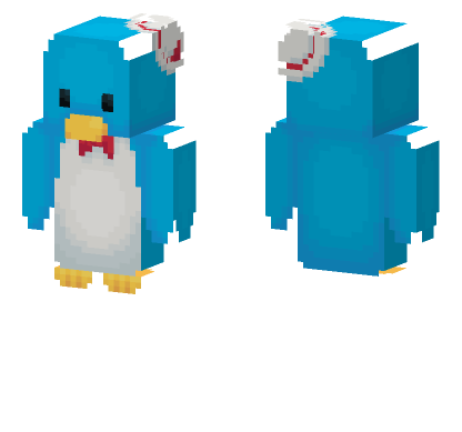 Tuxedo Sam Sanrio Minecraft Bedrock skin