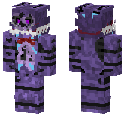 Twisted Bonnie Fnaf Minecraft Bedrock skin