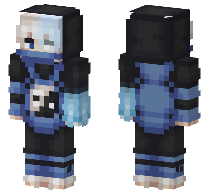 Tyler Blue Hoodie Minecraft Bedrock skin