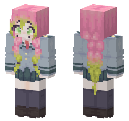 Ua Mitsuri Minecraft Bedrock skin