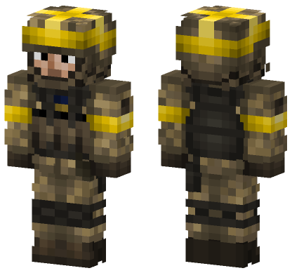 Ukrainian Army Soldier V5 Minecraft Bedrock skin