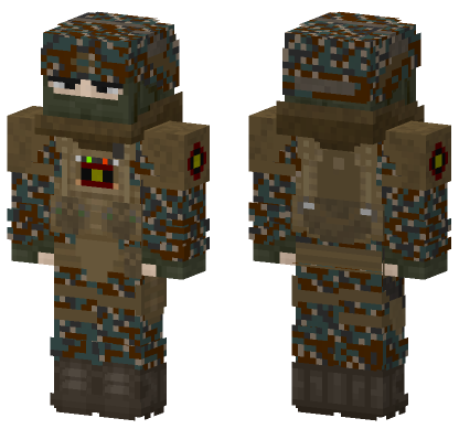 Ukrainian Soldier Federation Of Americas Minecraft Bedrock skin