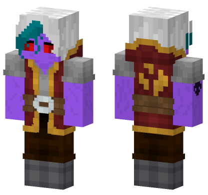 Uncannon Ubeian Minecraft Bedrock skin