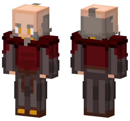 Uncle Iroh Minecraft Bedrock skin