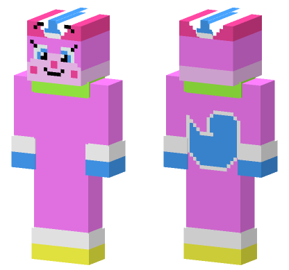 Unikitty Skin Minecraft Bedrock skin