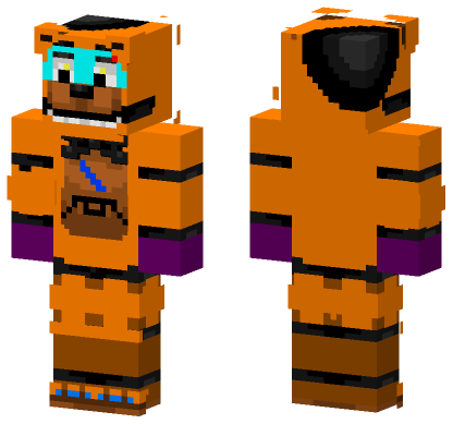 Updated Freddy Prototype Minecraft Bedrock skin