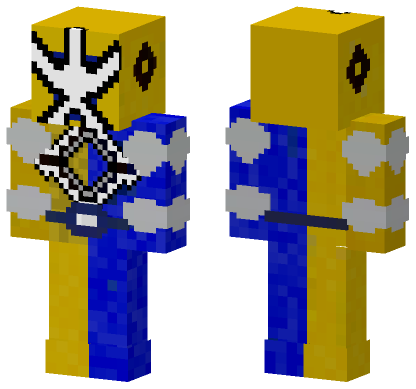 Updated Shea Gold Ranger Minecraft Bedrock skin