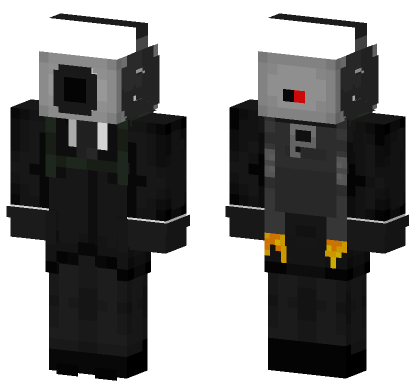 Upgraded Speaker Agent Minecraft Bedrock skin